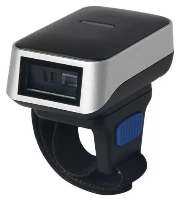 Leitor Código Barras Portátil De Dedo Bluetooth - Preto