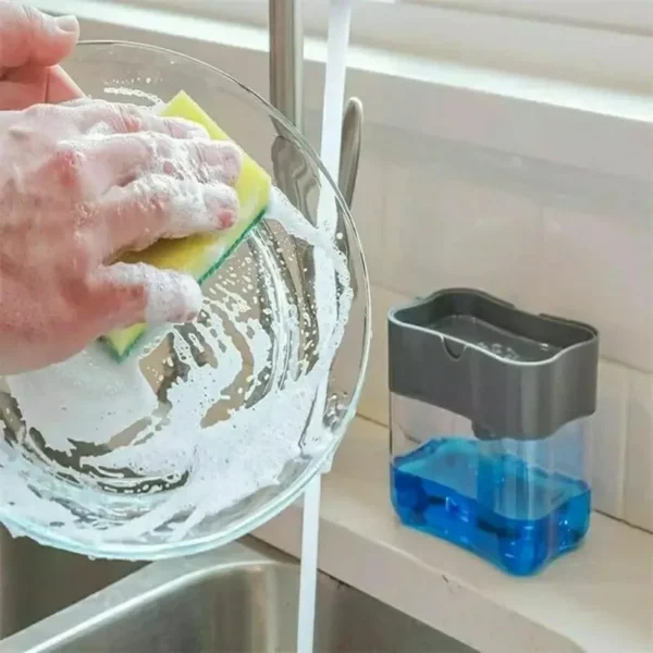 Dispenser de Detergente e Porta Esponja GadioWay