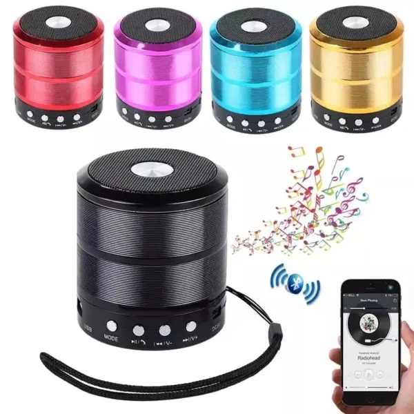Mini Caixinha Som 887 Bluetooth Portátil USB Mp3 GadioWay