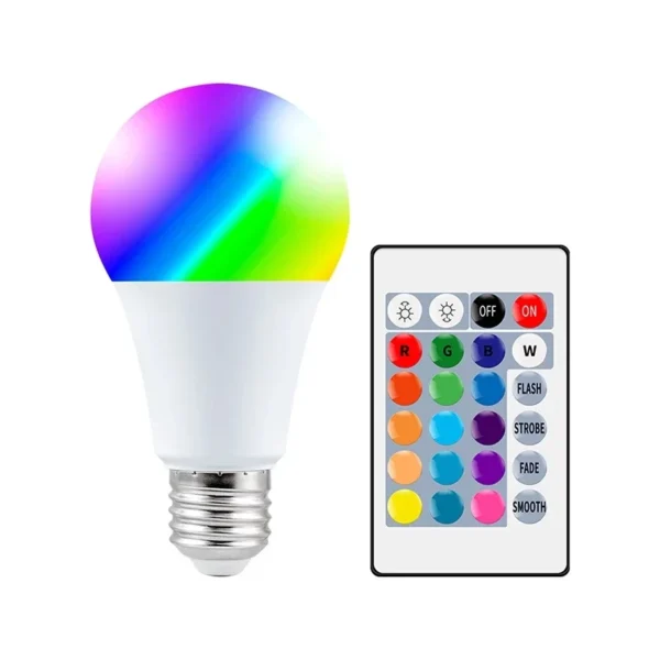 Lâmpada Bulbo Led Rgb GadioWay