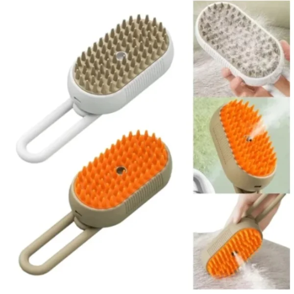 Escova Elétrica 3 em 1 para Pêlos e Massagem de Gatos e Cães GadioWay