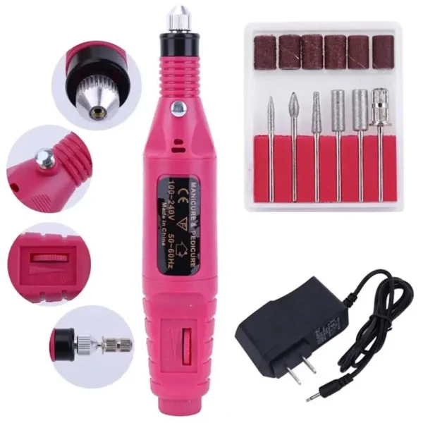 Lixadeira Elétrica Profissional para Unhas GadioWay