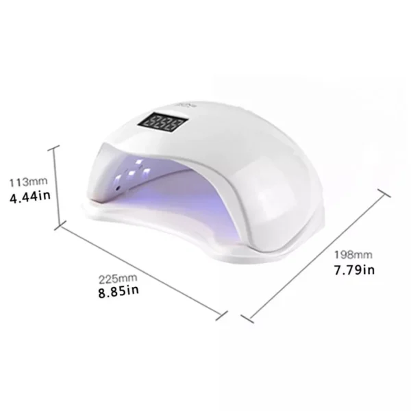 Cabine Sun 5 48W Bivolt Uv/Led Rosa/Branca GadioWay