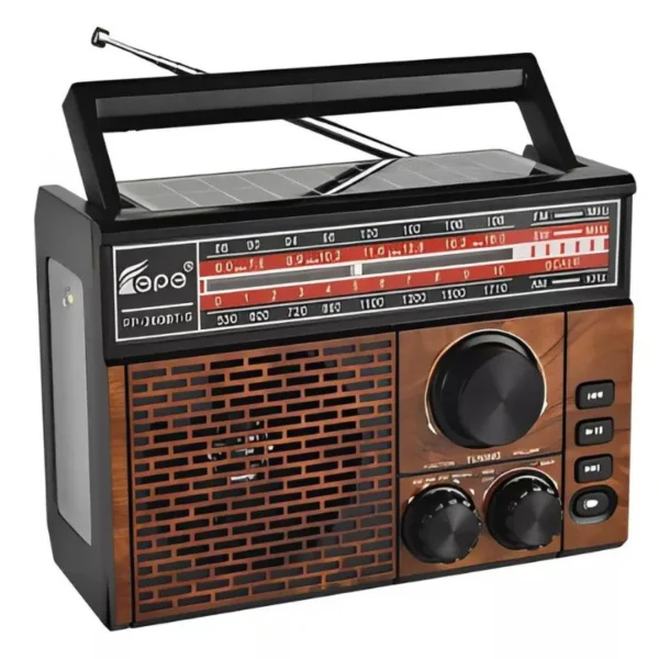 Rádio FM AM Retro Portátil Recarregável GadioWay